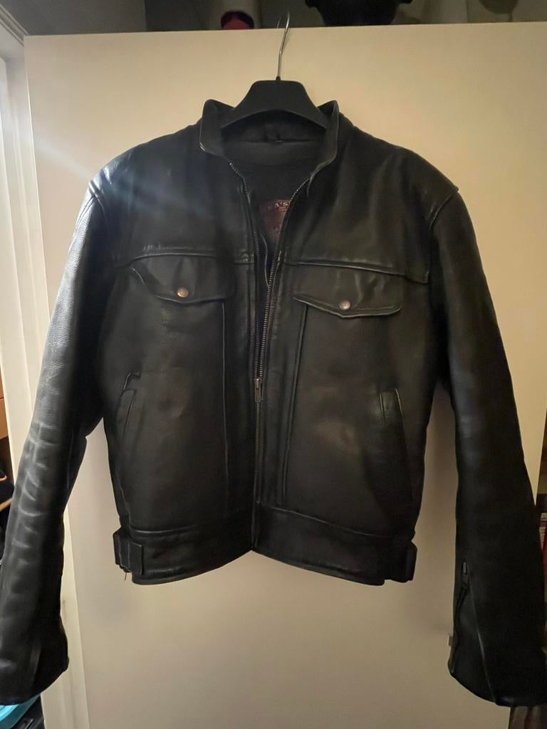 Vintage Motorjas: Lerenjas Para’s collection maat M, Enlèvement, Seconde main, Femmes, Manteau | cuir