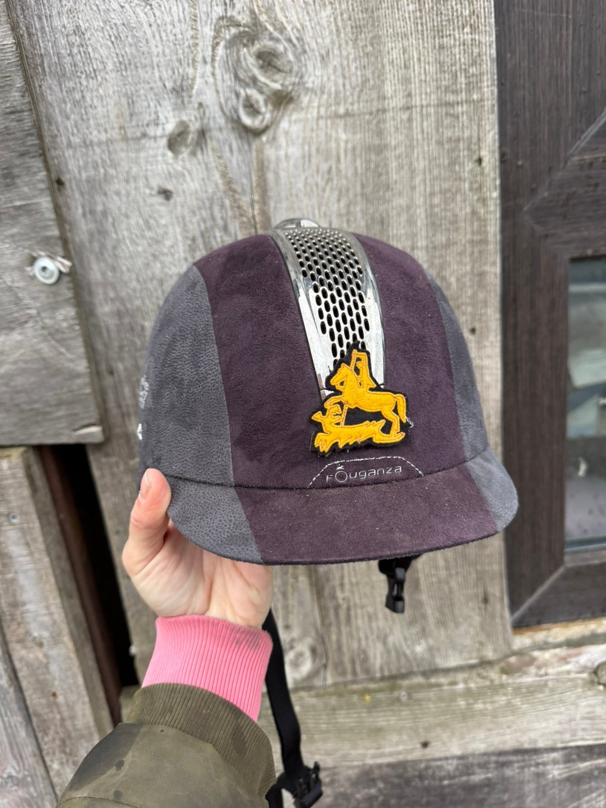 Paardrijhelm / tok / cap, Dieren en Toebehoren, Ophalen of Verzenden, Zo goed als nieuw, S