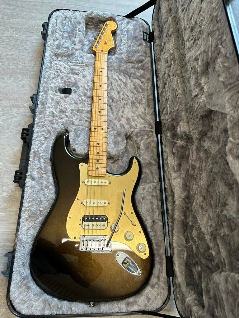 Fender Stratocaster American Ultra Texas Tea HSS, Muziek en Instrumenten, Ophalen, Zo goed als nieuw, Fender