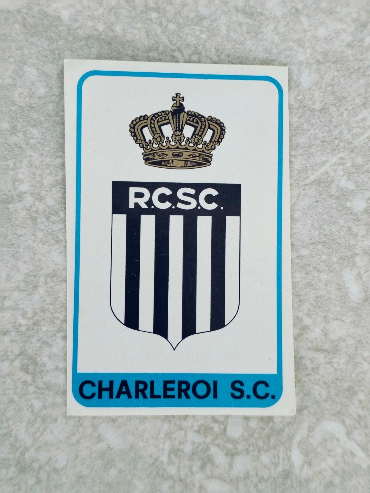 Panini sticker Football 1972-1973 Embleem Charleroi, Ophalen of Verzenden, Sticker