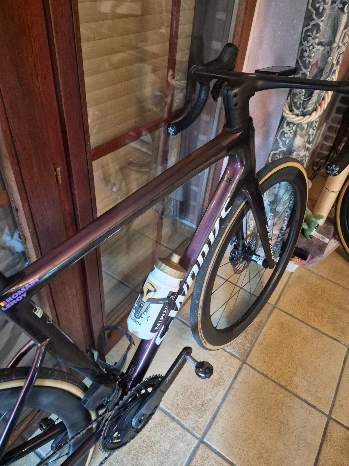 cadre specialized sworks tarmac sl8 couleur magenta, Fietsen en Brommers, Fietsen | Racefietsen, 53 tot 57 cm, Ophalen, Zo goed als nieuw