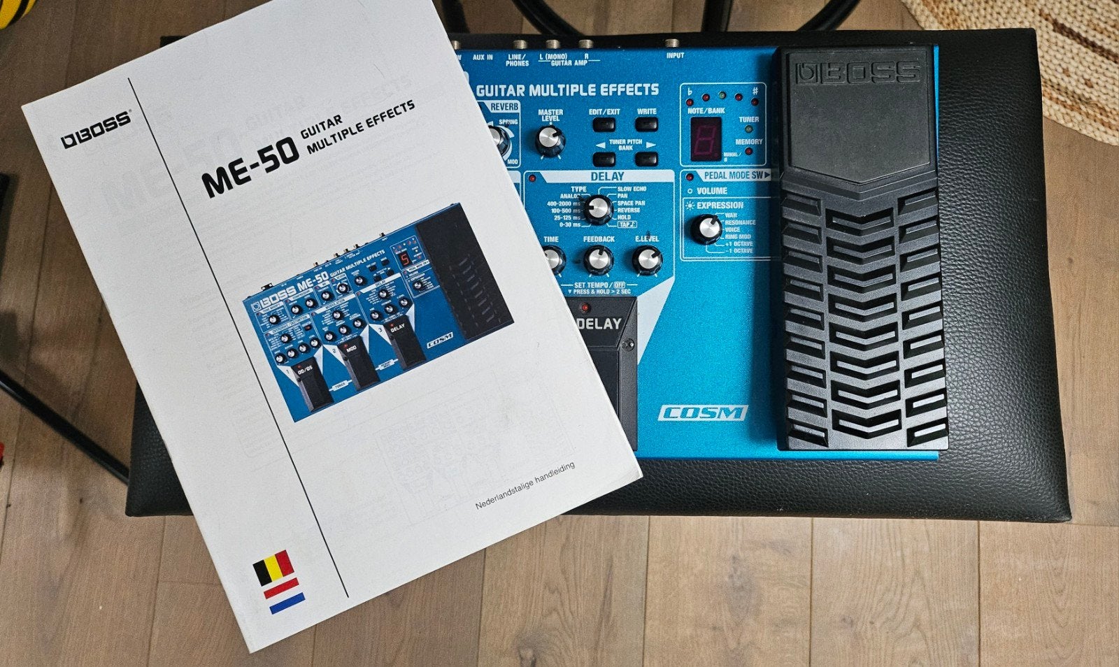 Processeur d'effets Boss ME50, Enlèvement