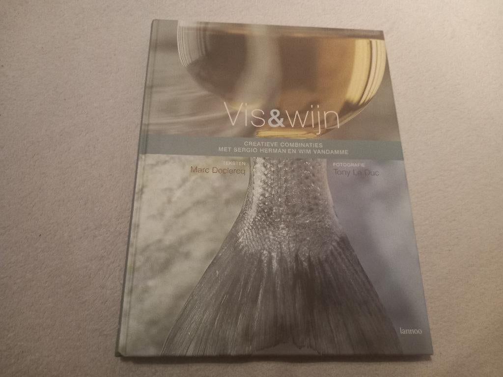 Boek Vis & Wijn visgerechten Wine pairing recepten koken, Boeken, Ophalen of Verzenden, Zo goed als nieuw, Europa