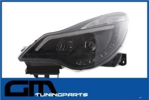 # Led dagrij koplampen opel corsa d # zwarte uitvoering, Auto-onderdelen, Verlichting, Opel, Nieuw, Ophalen of Verzenden