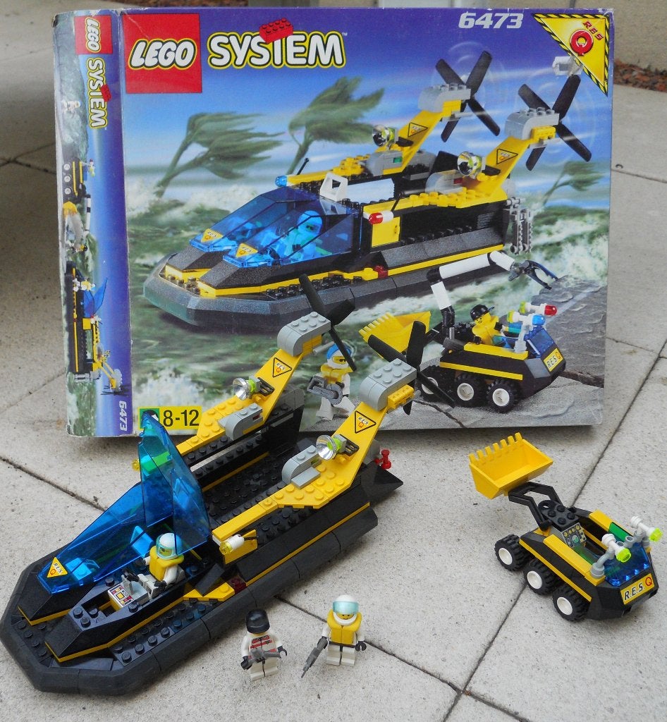 Lego System 6473 RES Q Vintage Hoovercraft, Kinderen en Baby's, Speelgoed | Duplo en Lego, Overige thema's, Lego, Ophalen of Verzenden