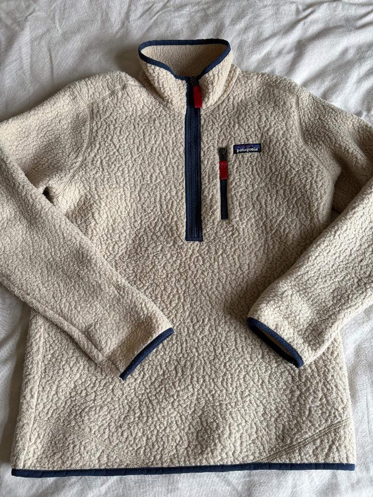 Patagonia fleece, Kleding | Dames, Truien en Vesten, Ophalen, Wit, Patagonia, Zo goed als nieuw