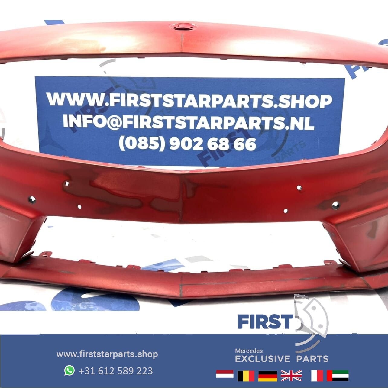 W176 BUMPER AMG VOORBUMPER ORIGINEEL Mercedes A Klasse 2012-, Gebruikt, -, Voor, Ophalen of Verzenden