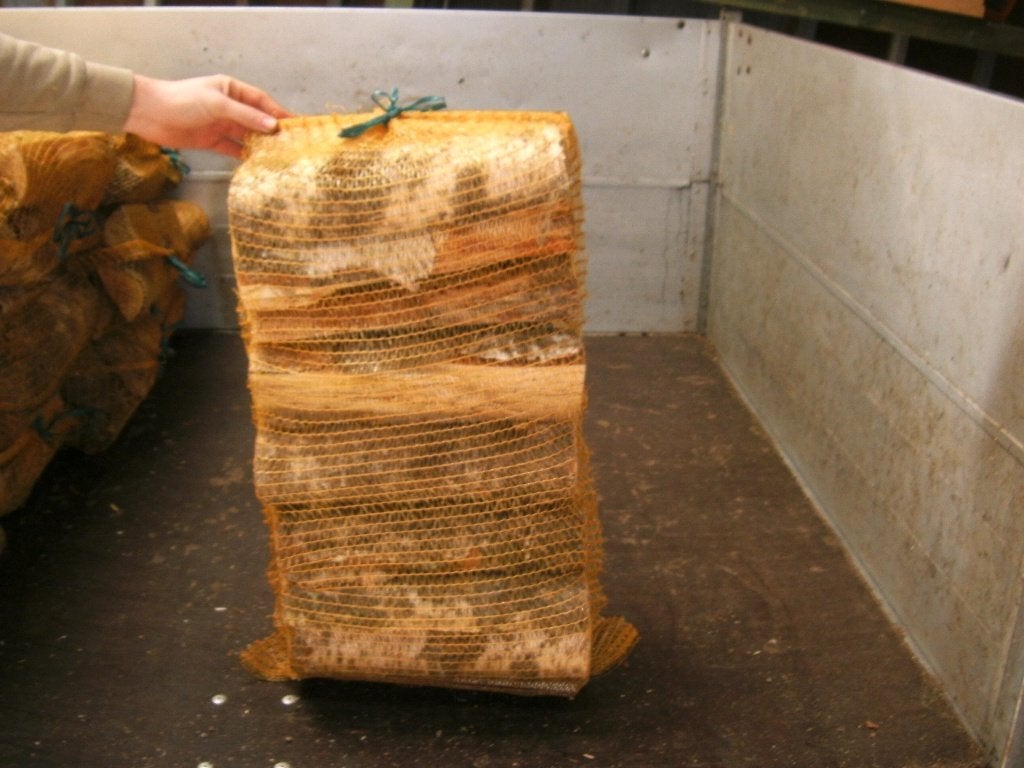Sacs de bois de chauffage en 33 cm,, Enlèvement, Bouleau, Bûches