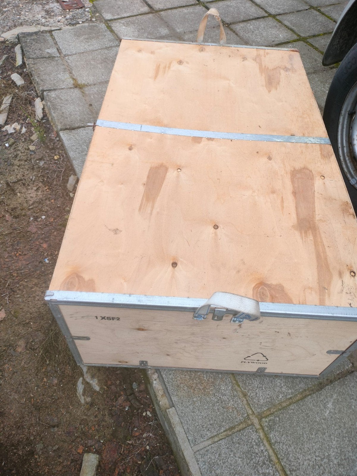 Lichte houte inpak bakken (triplex) of verhuisdozen, Ophalen, Gebruikt, 40 tot 60 cm, 75 tot 100 cm
