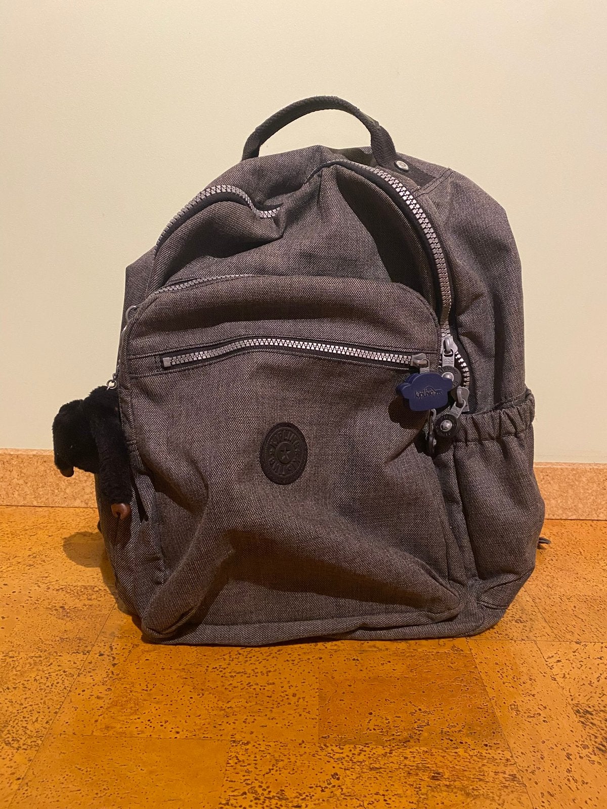 Kipling boekentas, Ophalen, Gebruikt, Grijs, Aktetas of Boekentas