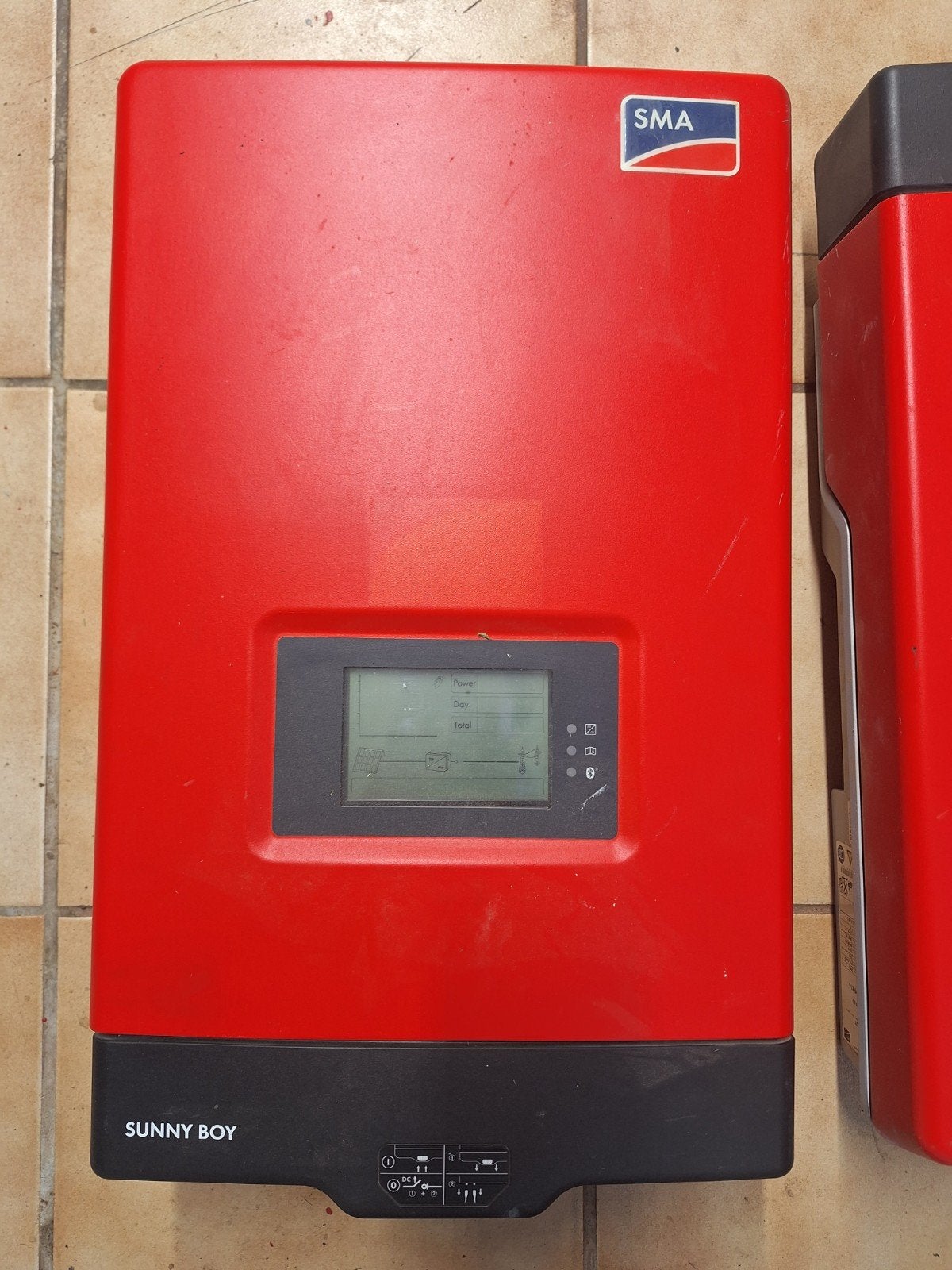 Omvormer zonnepanelen, Ophalen