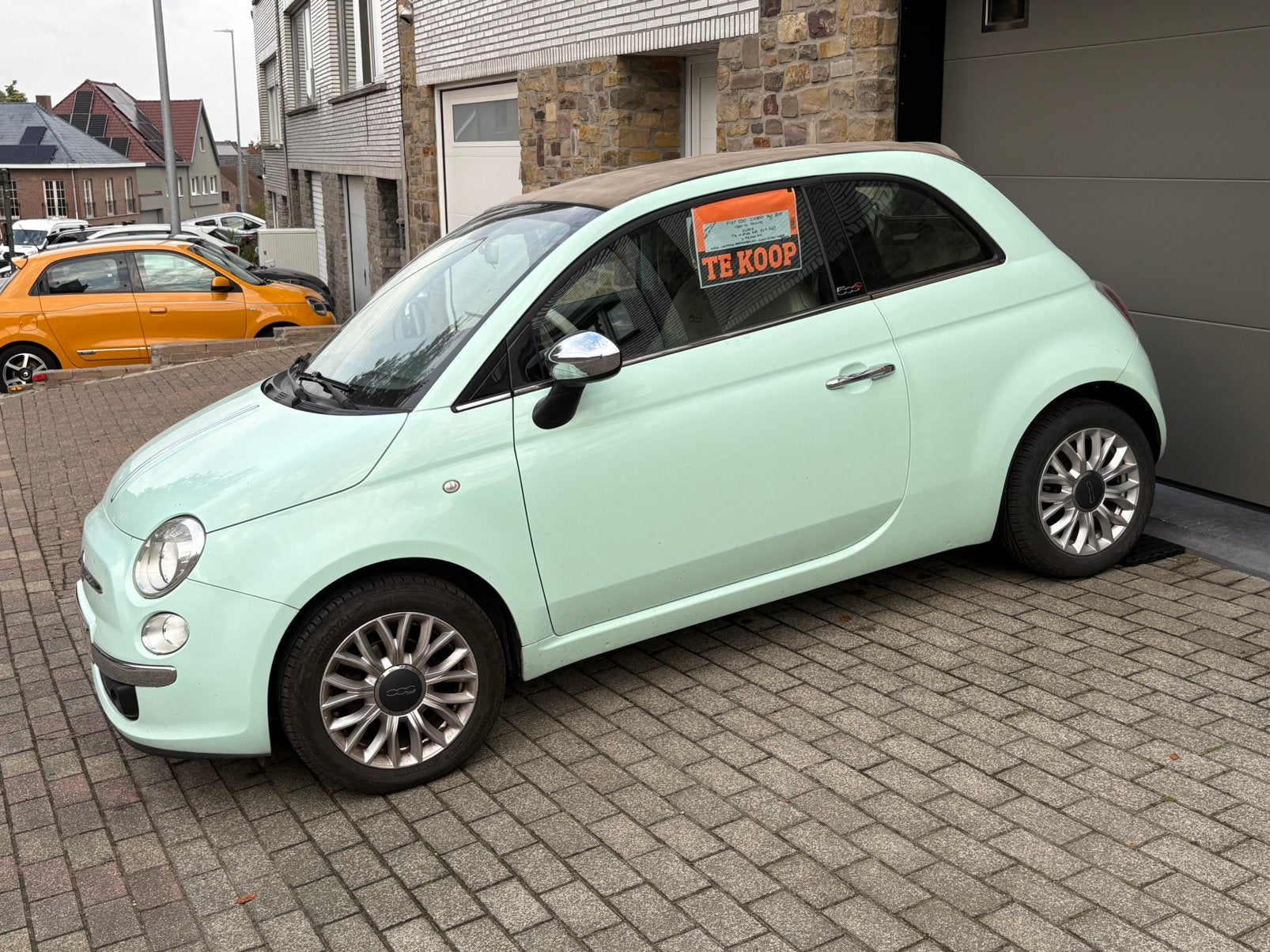 Fiat 500 cabriolet 2015, Autos, Particulier, Achat