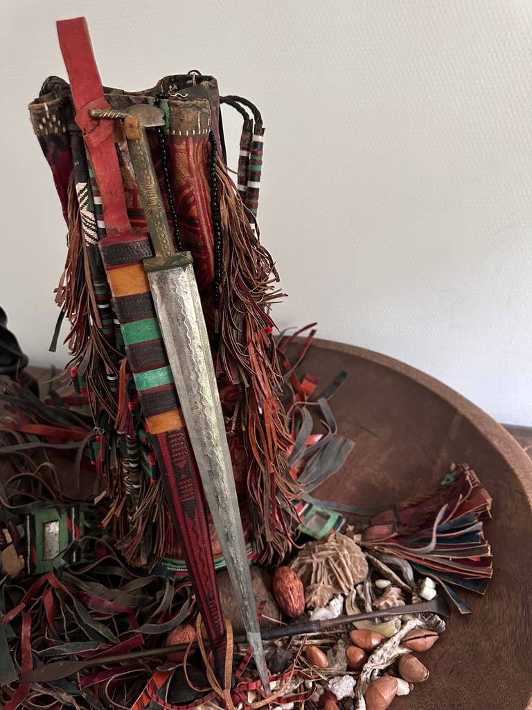 Touareg dolk Mali Sahara Afrikaanse kunst, Antiek en Kunst, Kunst | Niet-Westerse kunst, Verzenden