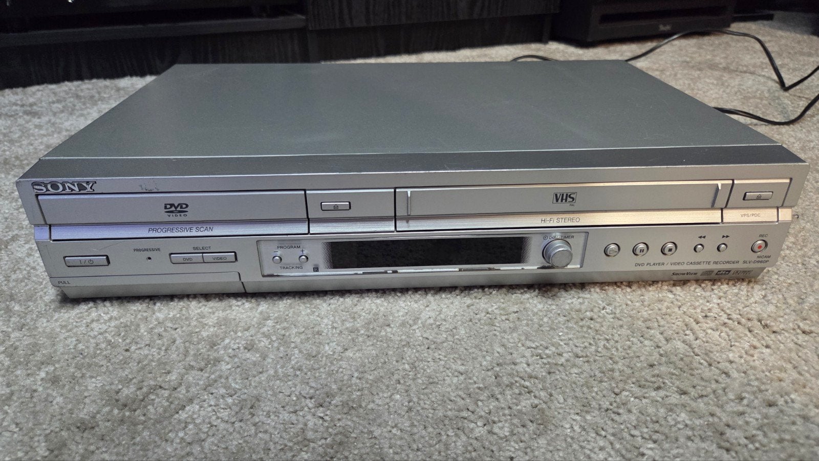 Sony SLV-D960P E DVD/VCR Combo, Audio, Tv en Foto, DVD spelers, Ophalen of Verzenden, Gebruikt, Dvd-speler, Sony