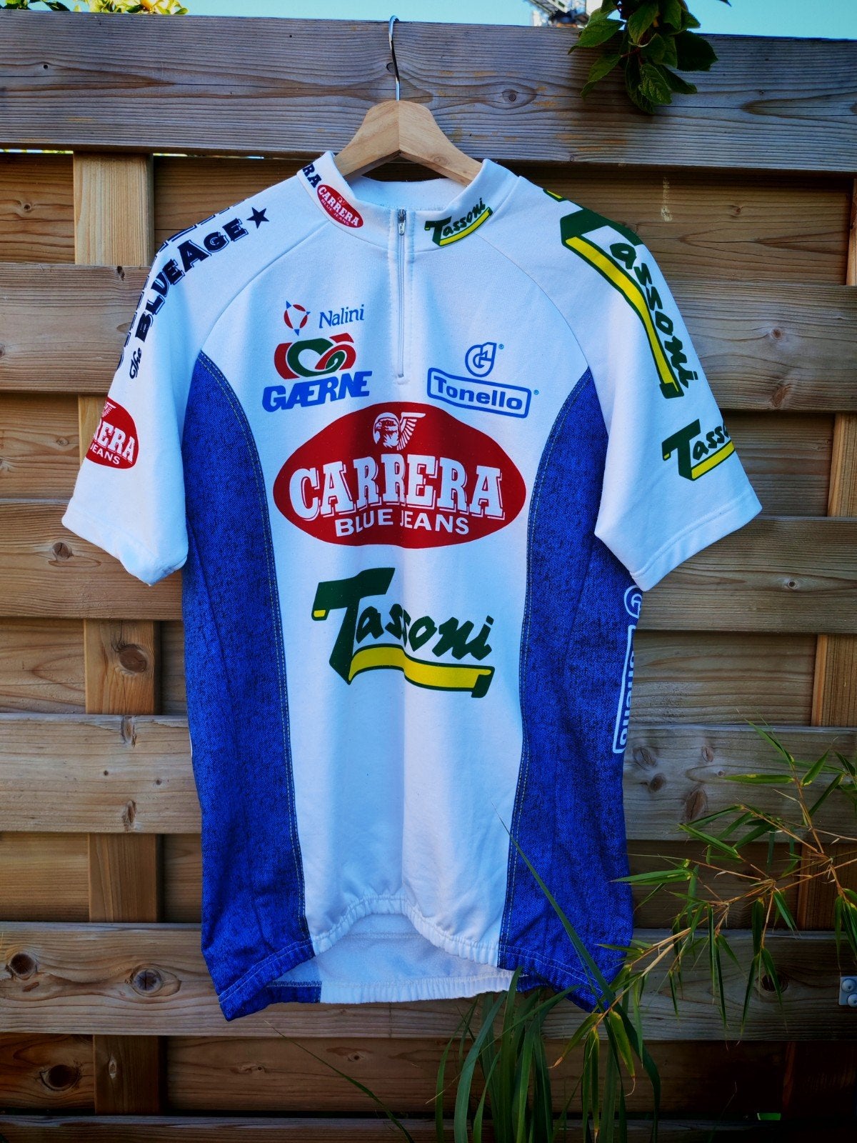 1990s Carrera prachtige vintage wieler trui shirt, Sport en Fitness, Wielrennen, Ophalen of Verzenden