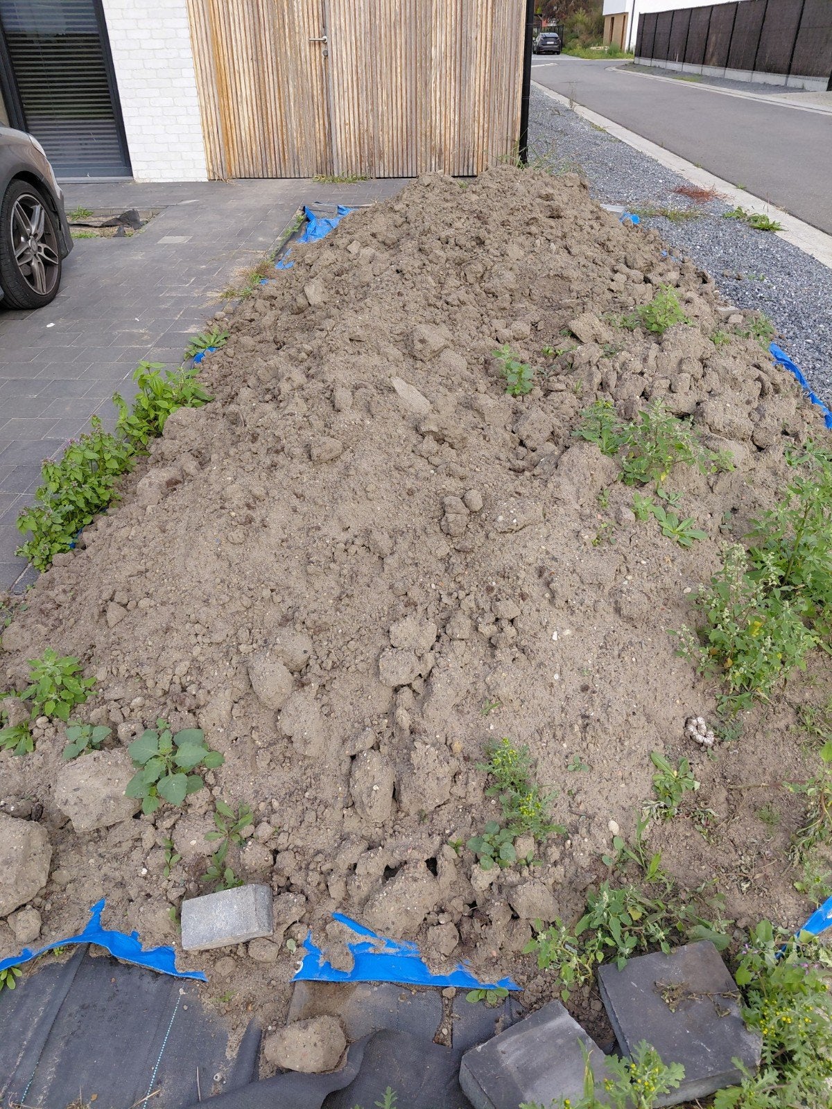 Zwarte grond, Jardin & Terrasse, Enlèvement