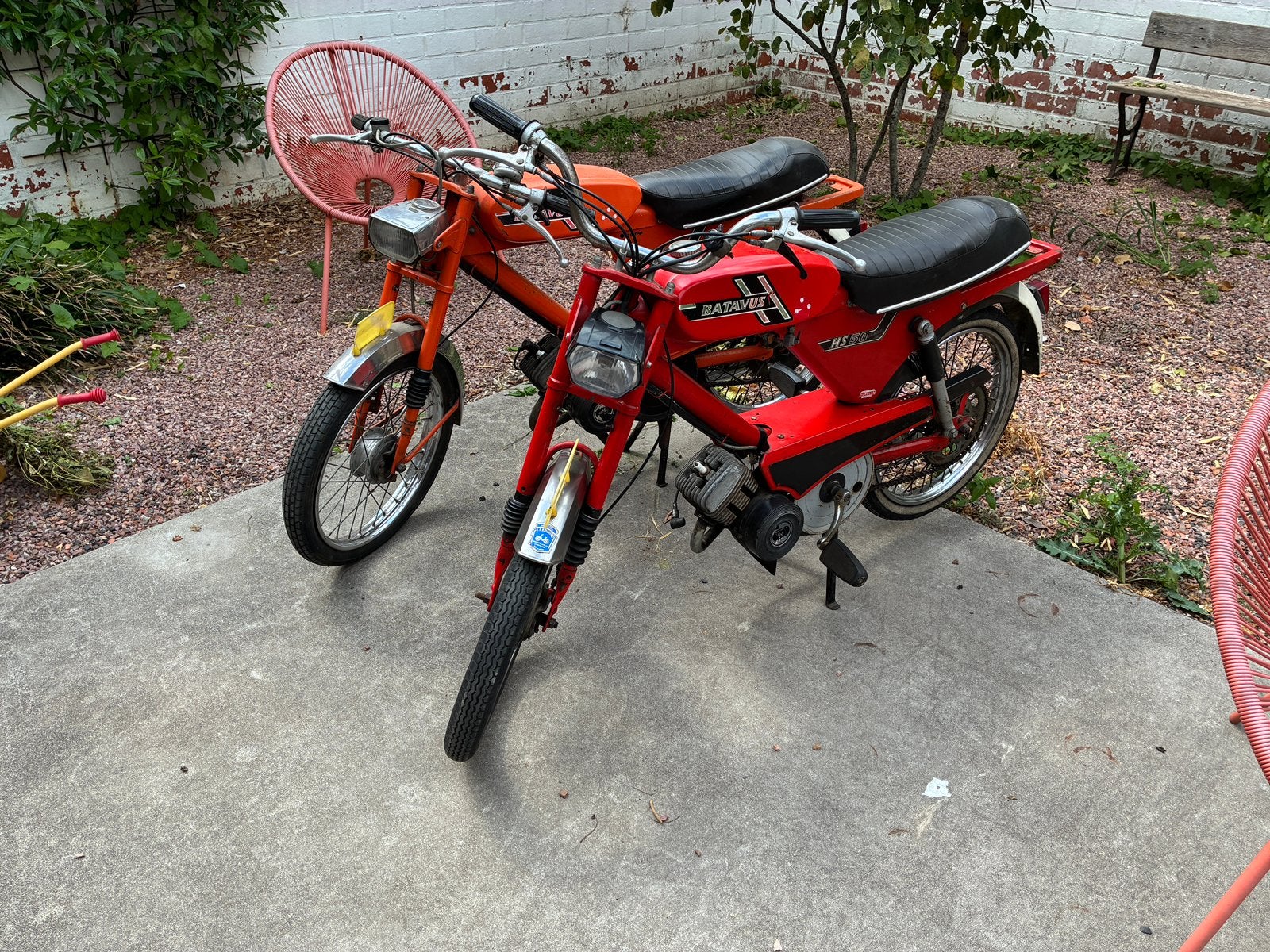 2x batavus hs50 + onderdelen, Fietsen en Brommers, Ophalen, Batavus
