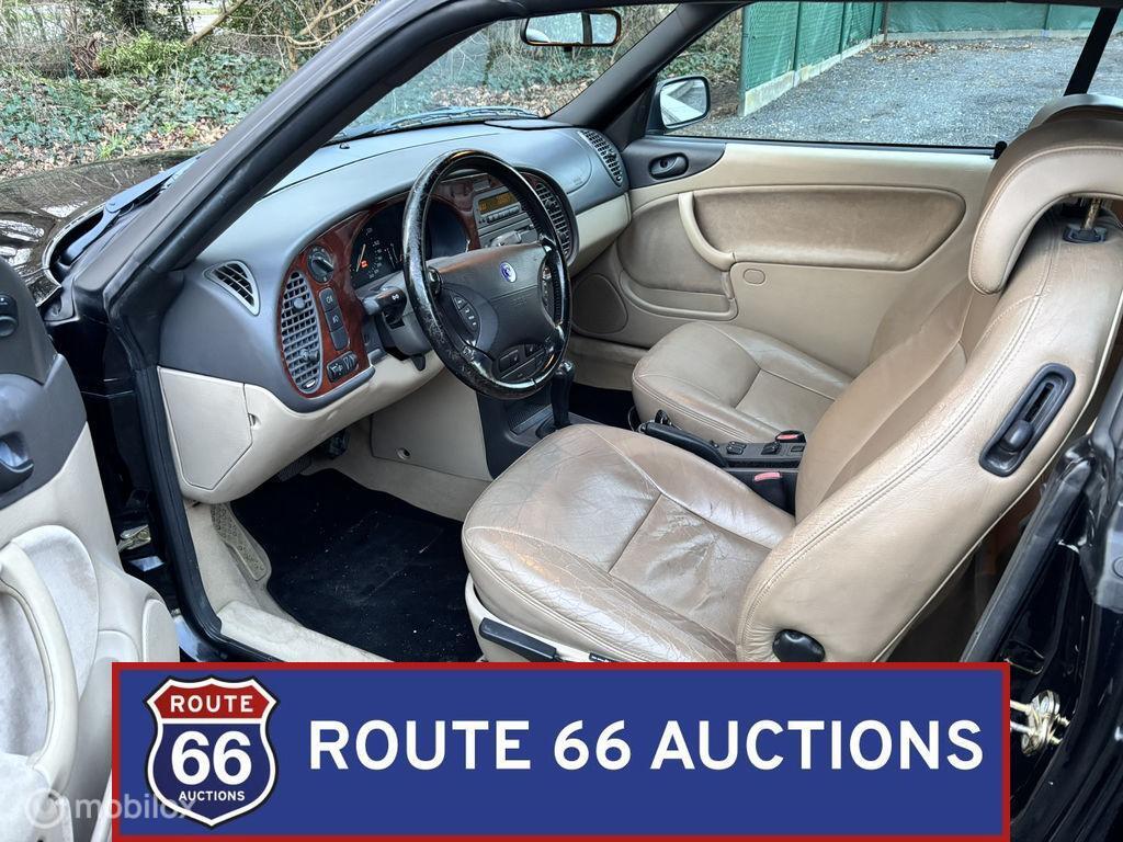 Saab 9-3 Cabriolet | 1998 | Route 66 Auctions, Autos, Achat, Entreprise, Boîte manuelle, Autre carrosserie