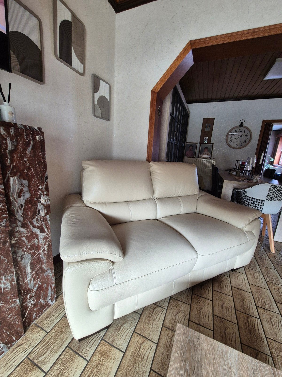 fauteuil cuir, 150 à 200 cm, Enlèvement, Neuf, 75 à 100 cm
