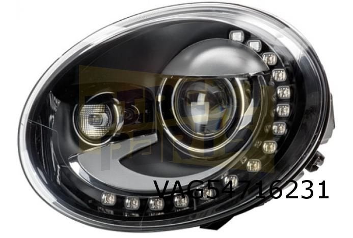 Volkswagen Beetle (7/13-11/18) Koplamp Links Bi-Xe / LED DRL, Auto-onderdelen, -, -, Nieuw, -