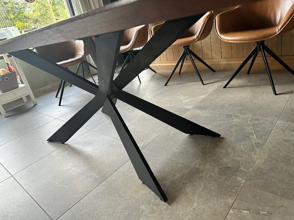 gratis eettafel, Huis en Inrichting, Ophalen, Gebruikt, 100 tot 150 cm, Vijf personen of meer