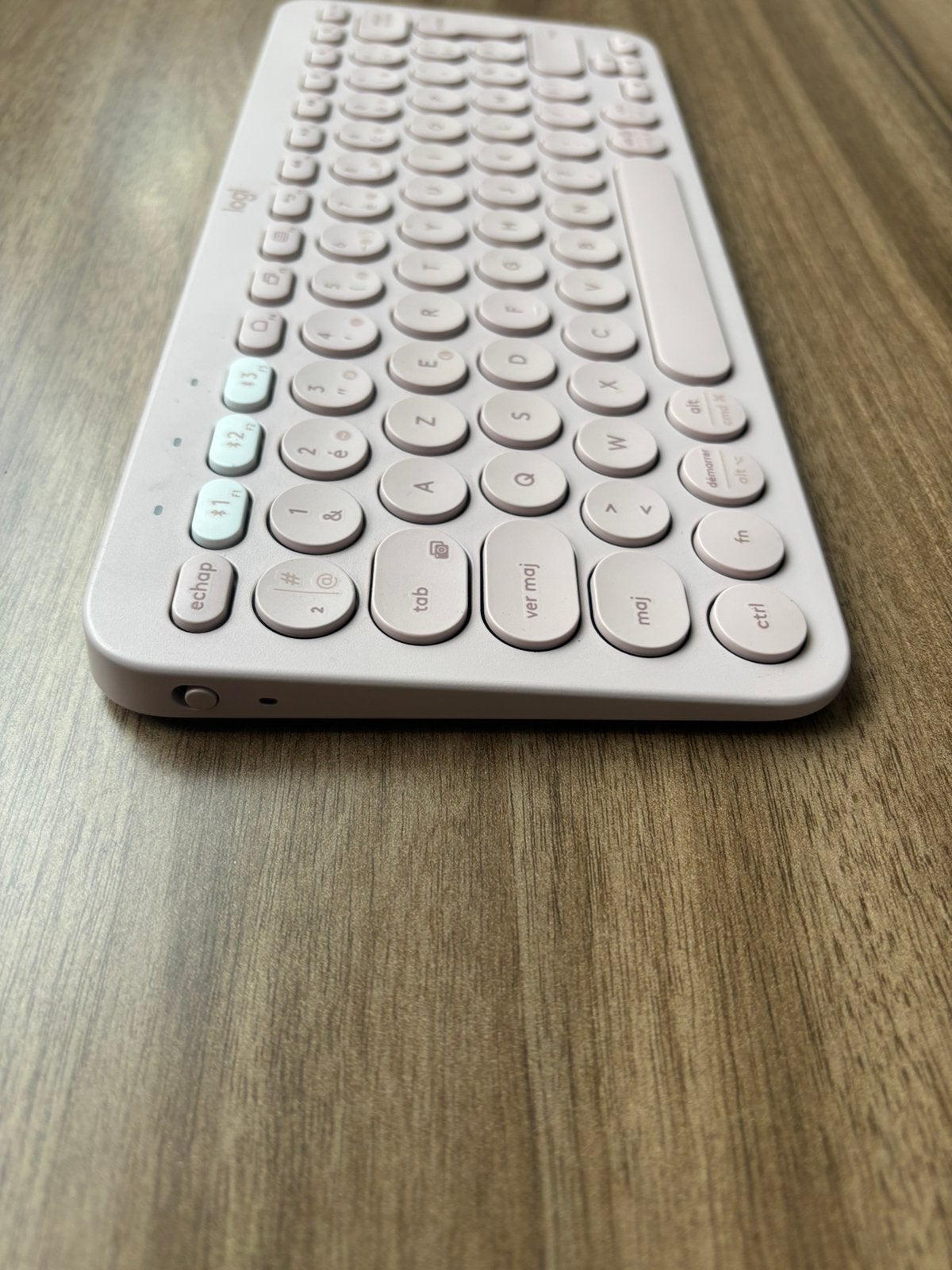 nieuwstaat Logo K380 azerty toetsenbord en muis, Ophalen, Zo goed als nieuw, Multi-device