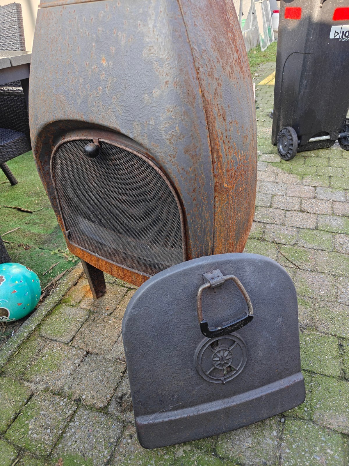 Jotul no 1 openhaard / tuinhaard, Ophalen