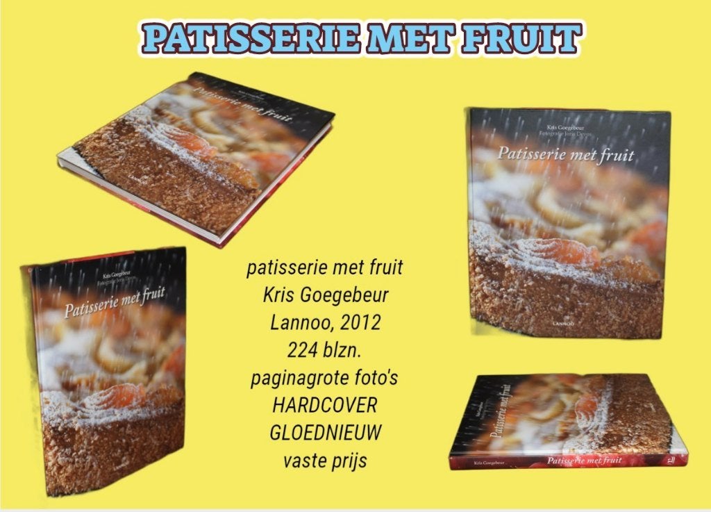 Nieuw !! PATISSERIE MET FRUIT, Boeken, Ophalen of Verzenden, Nieuw, Taart, Gebak en Desserts