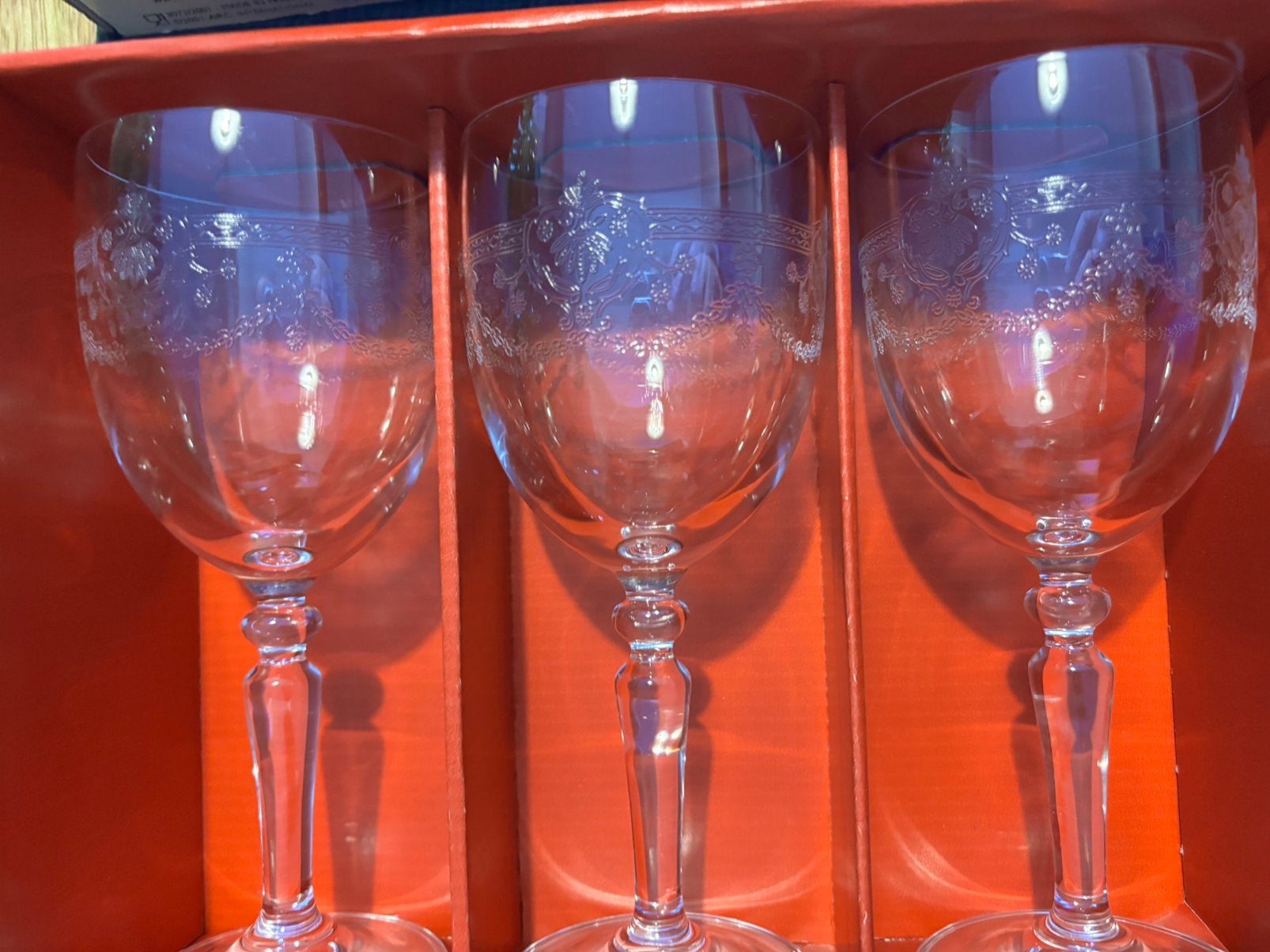 Dampierre 9 wijnglazen 18cl, Verzamelen, Glas en Drinkglazen, Ophalen, Zo goed als nieuw