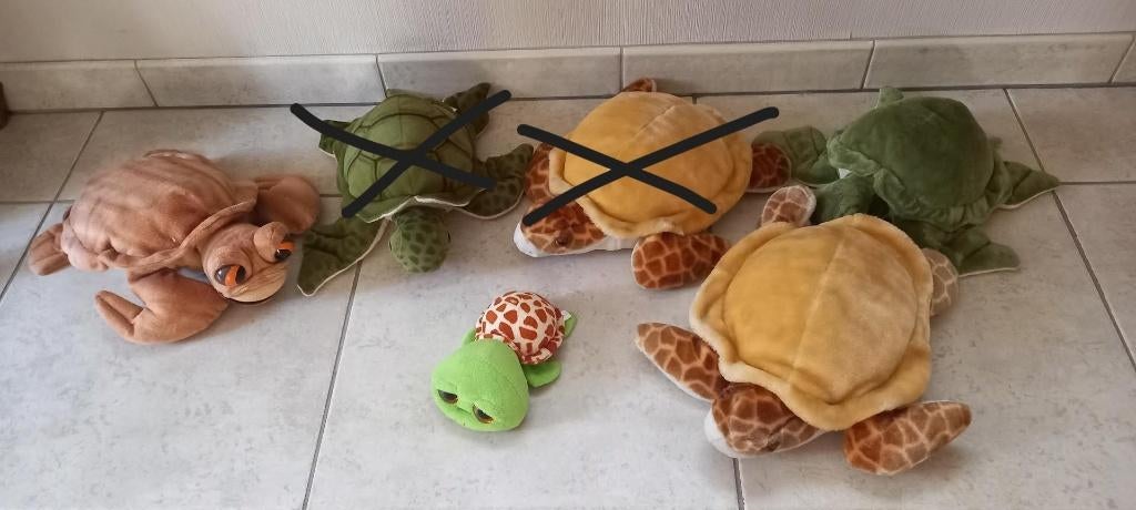 knuffel waterschildpad, Ophalen of Verzenden, Zo goed als nieuw