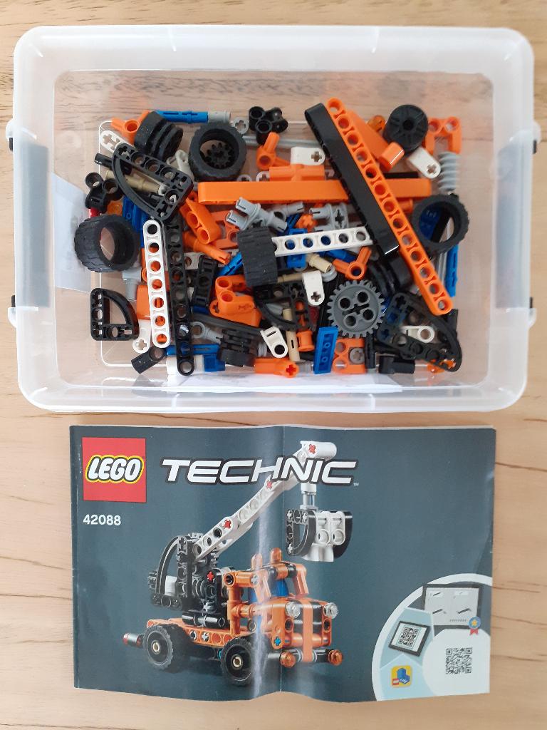 Lego technic hoogwerker 42088, Lego, Ensemble complet, Instructions incluses, Enlèvement