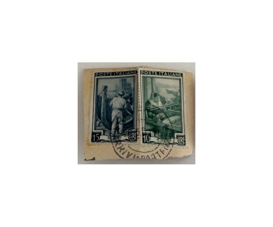 Collection de 28 timbres italiens anciens et modernes, Enlèvement ou Envoi, Affranchi