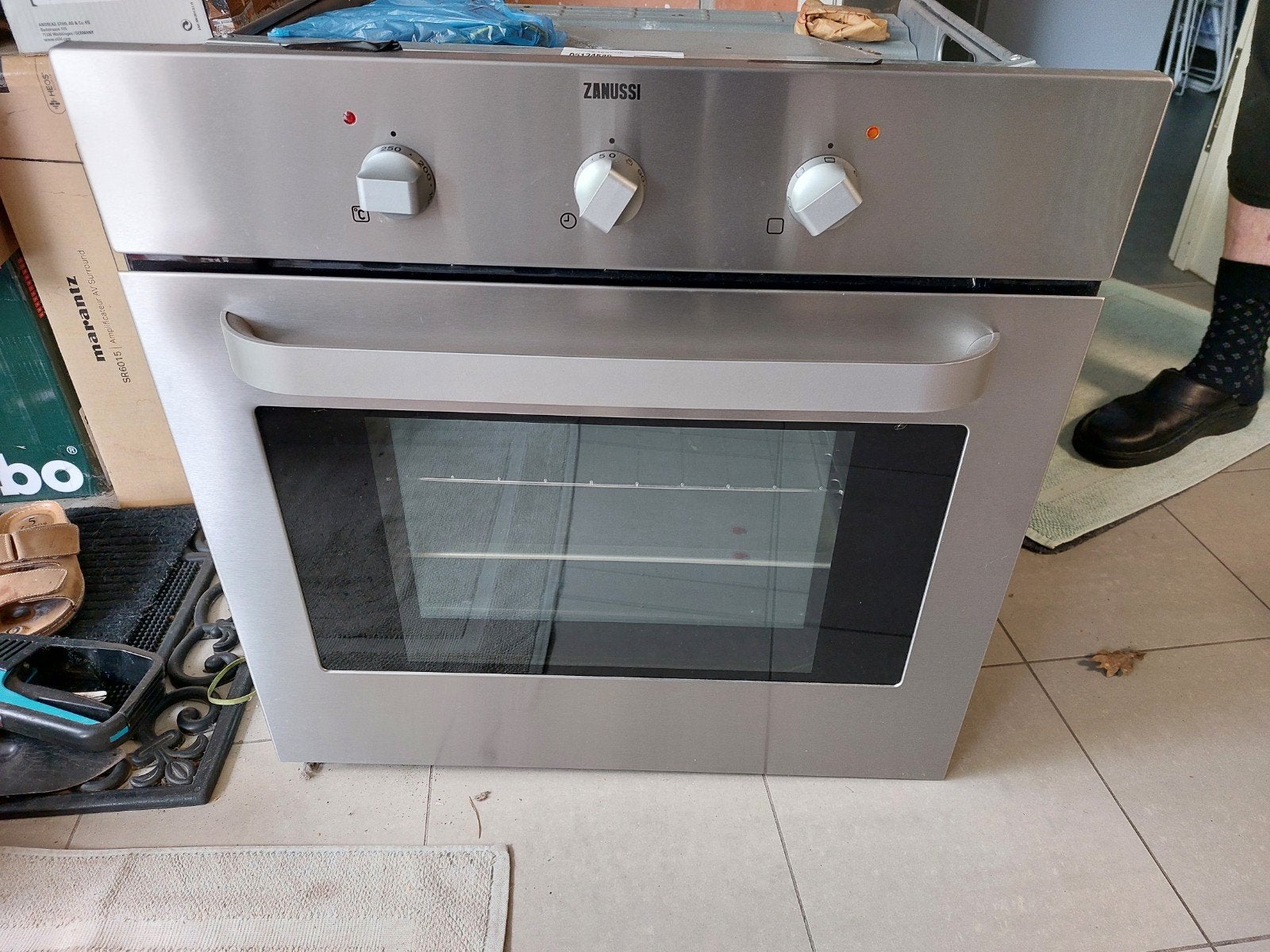 Oven met losse kookplaat in nieuwstaat., Elektronische apparatuur, Ophalen
