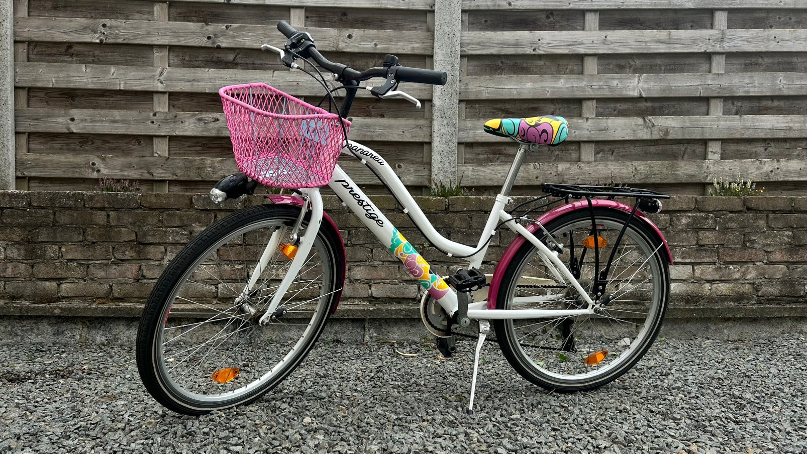 Fiets voor meisje 24 inch, Fietsen en Brommers, Fietsen | Meisjes, Ophalen, Gebruikt, 24 inch, Versnellingen