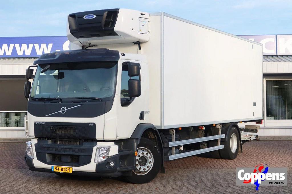 Volvo FE 280 4x2 Carrier Supra 1250 Koel/ Vries+ BAR klep 20, Auto's, Automaat, Wit, Bedrijf, Diesel