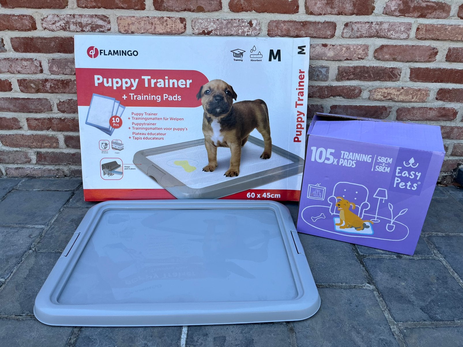 Puppy Trainer + Trainingsmatten, Dieren en Toebehoren, Honden-accessoires, Flamingo, Ophalen, Zo goed als nieuw