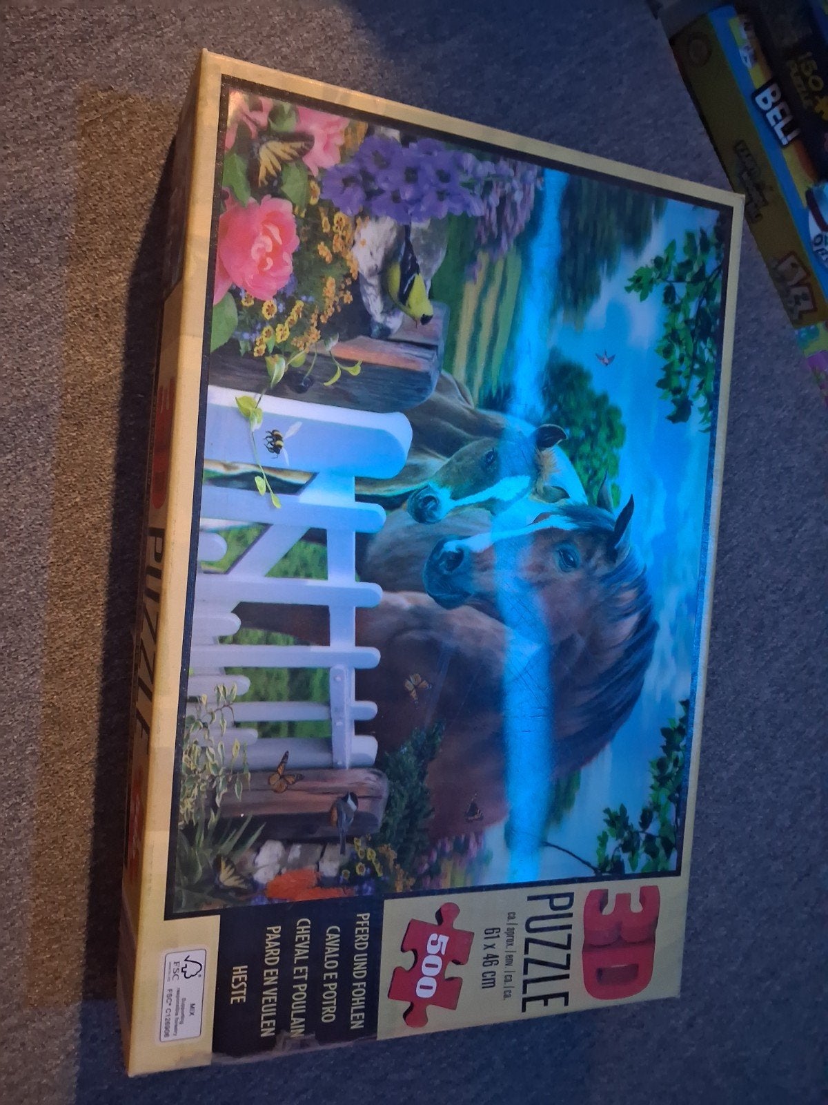 3D puzzel paard, Kinderen en Baby's, Speelgoed | Kinderpuzzels, Ophalen, Meer dan 50 stukjes, Nieuw, 4 tot 6 jaar