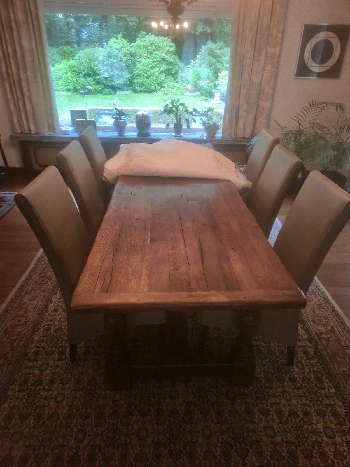 Tafel met 6 stoelen, Huis en Inrichting, Ophalen of Verzenden