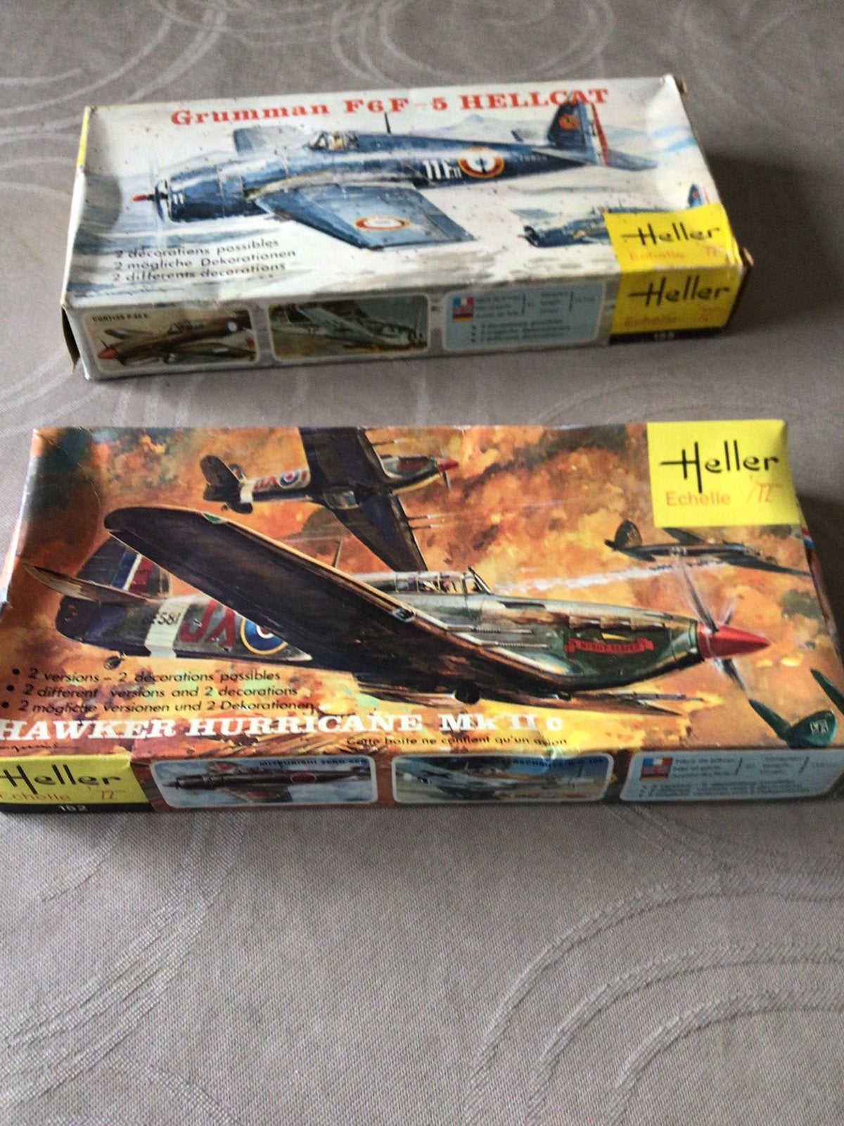 Bouwdoos 2 historische vliegtuigen, Hobby en Vrije tijd, Ophalen of Verzenden, Zo goed als nieuw