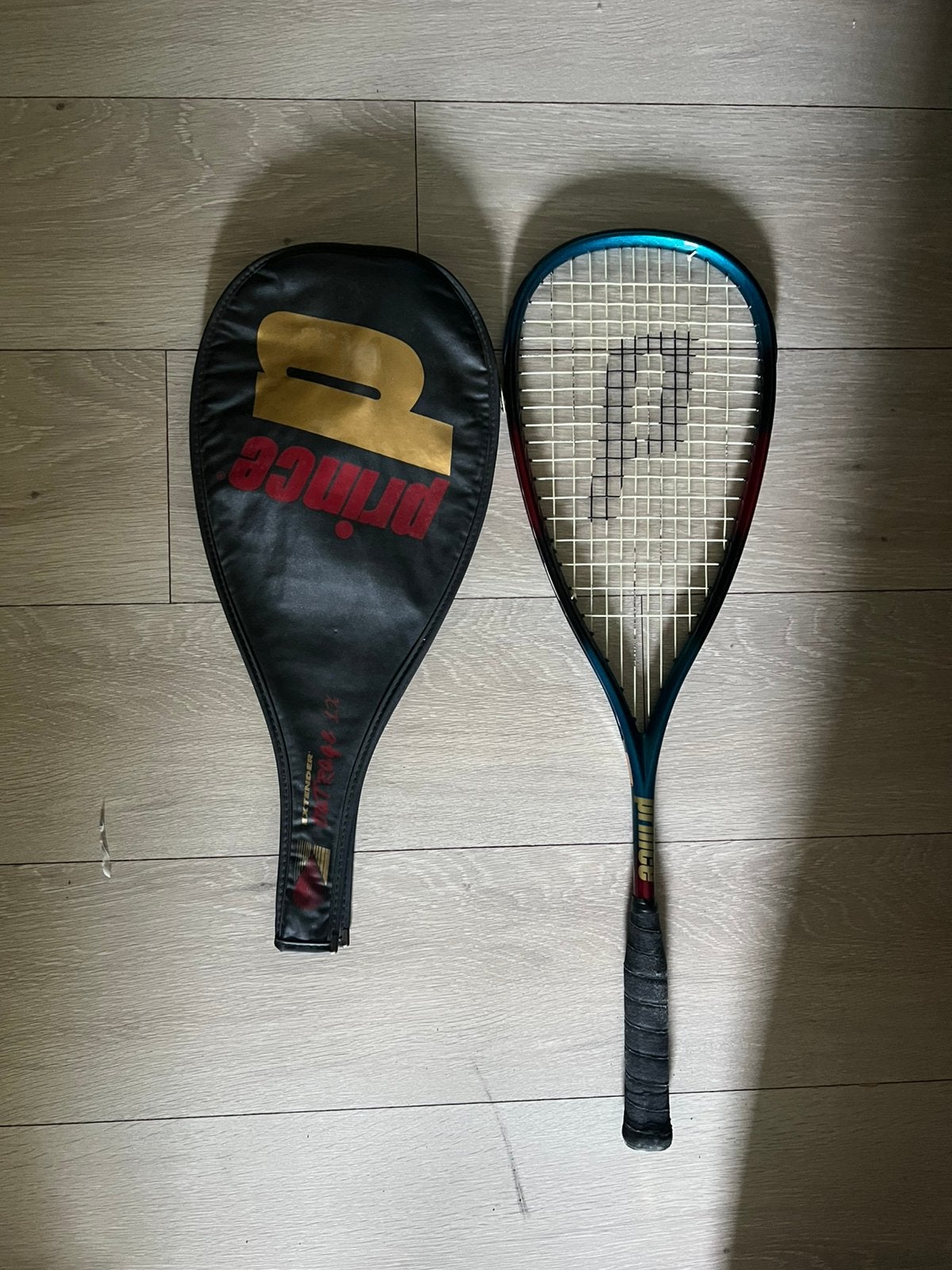 Squash racket Prince, Sport en Fitness, Squash, Ophalen, Gebruikt, Racket