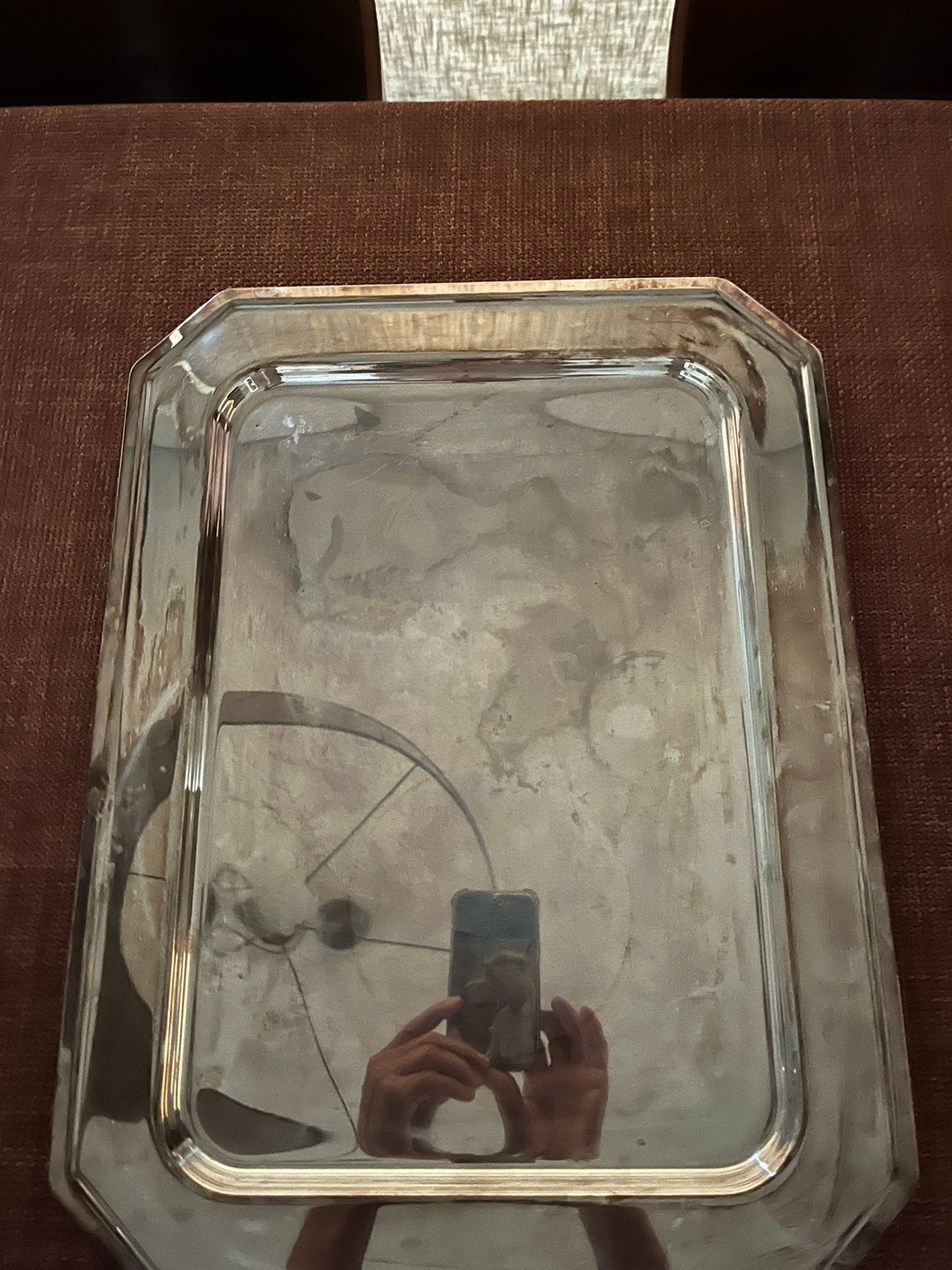 Zilveren plateau, Antiek en Kunst, Ophalen of Verzenden, Zilver