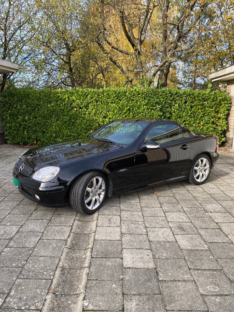 MERCEDES-BENZ SLK 200 ROADSTER - JAAR 2002, Auto's, 1998 cc, Achterwielaandrijving, Zwart, 4 cilinders