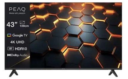 Peaq QLED TV Ultra HD 4K - 43" (109cm) - 2025 - NIEUW, TV, Hi-fi & Vidéo, Neuf, Autres marques, QLED, 40 à 60 cm