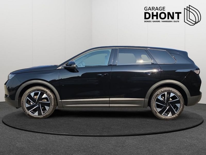 Opel Grandland GS - 1.2 MHEV - Automaat - 145PK, Auto's, 1199 cc, Leder en Stof, Zwart, Bedrijf