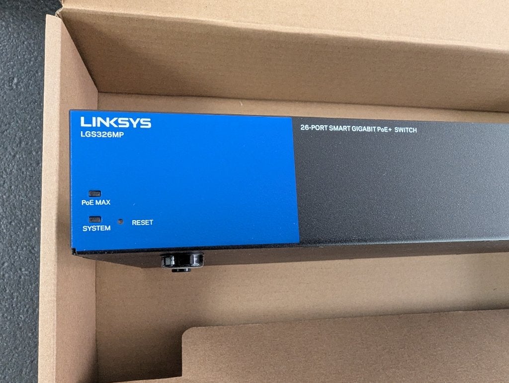Linksys LGS326MP - Managed switch met PoE, Computers en Software, Netwerk switches, Ophalen, Gebruikt