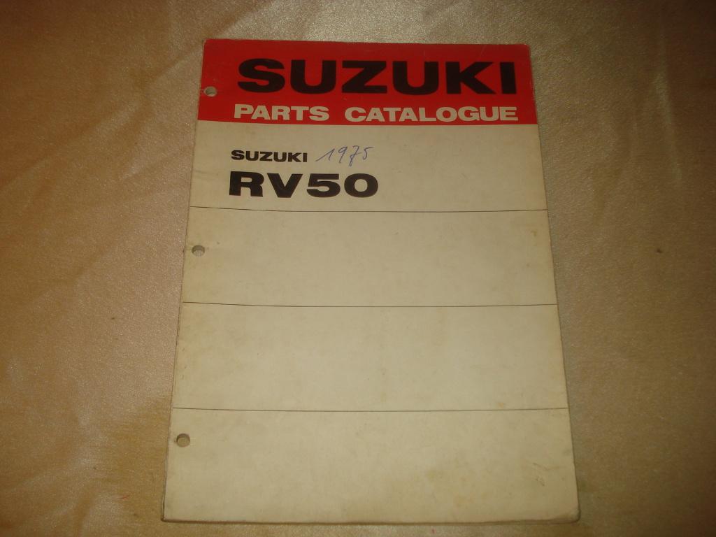 SUZUKI RV50 Ancien Catalogue des Pièces, Enlèvement ou Envoi, Utilisé