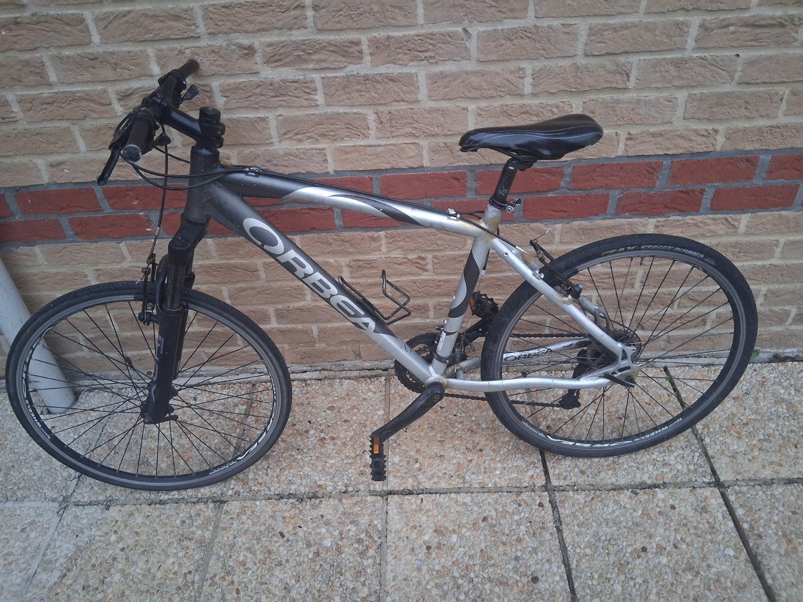 Fiets te koop. Kleur zilver, Fietsen en Brommers, Ophalen