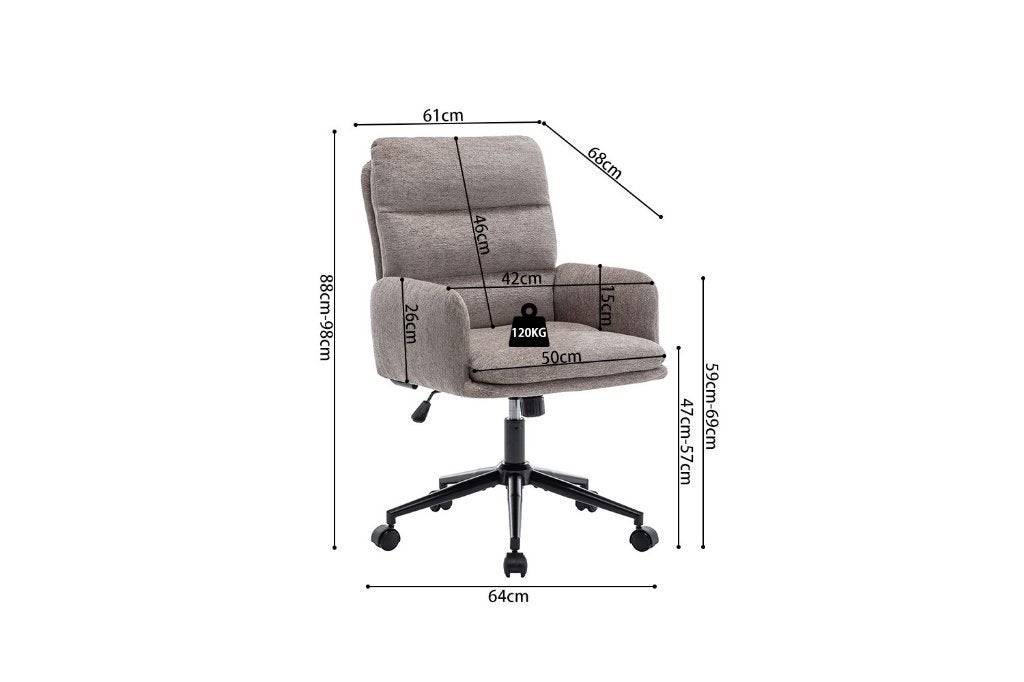 Nieuw bureaustoel beige grijs bruin 120 euro per stuk., Maison & Meubles, Chaises de bureau, Enlèvement, Neuf, Beige, Chaise de bureau