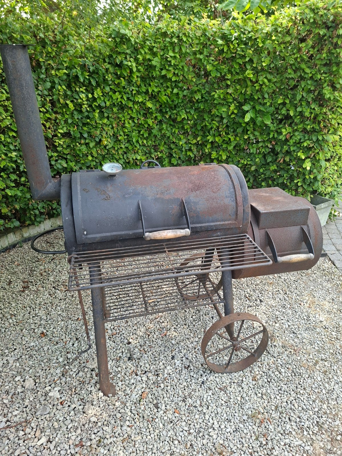 Oklahoma bbq, Jardin & Terrasse, Barbecues au charbon de bois, Enlèvement, Utilisé, Oklahoma, Avec accessoires