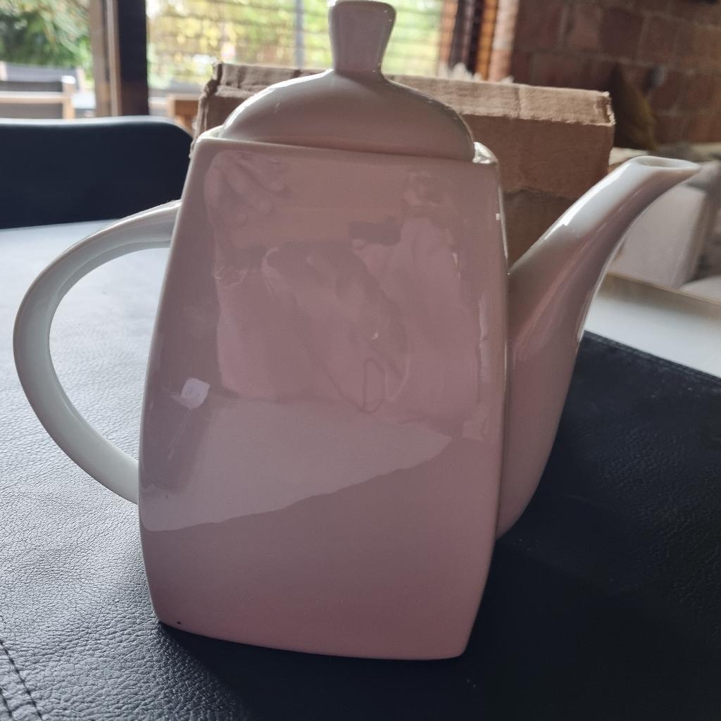 Cafetière blanche, Maison & Meubles, Enlèvement ou Envoi, Neuf, Porcelaine, Récipient(s)